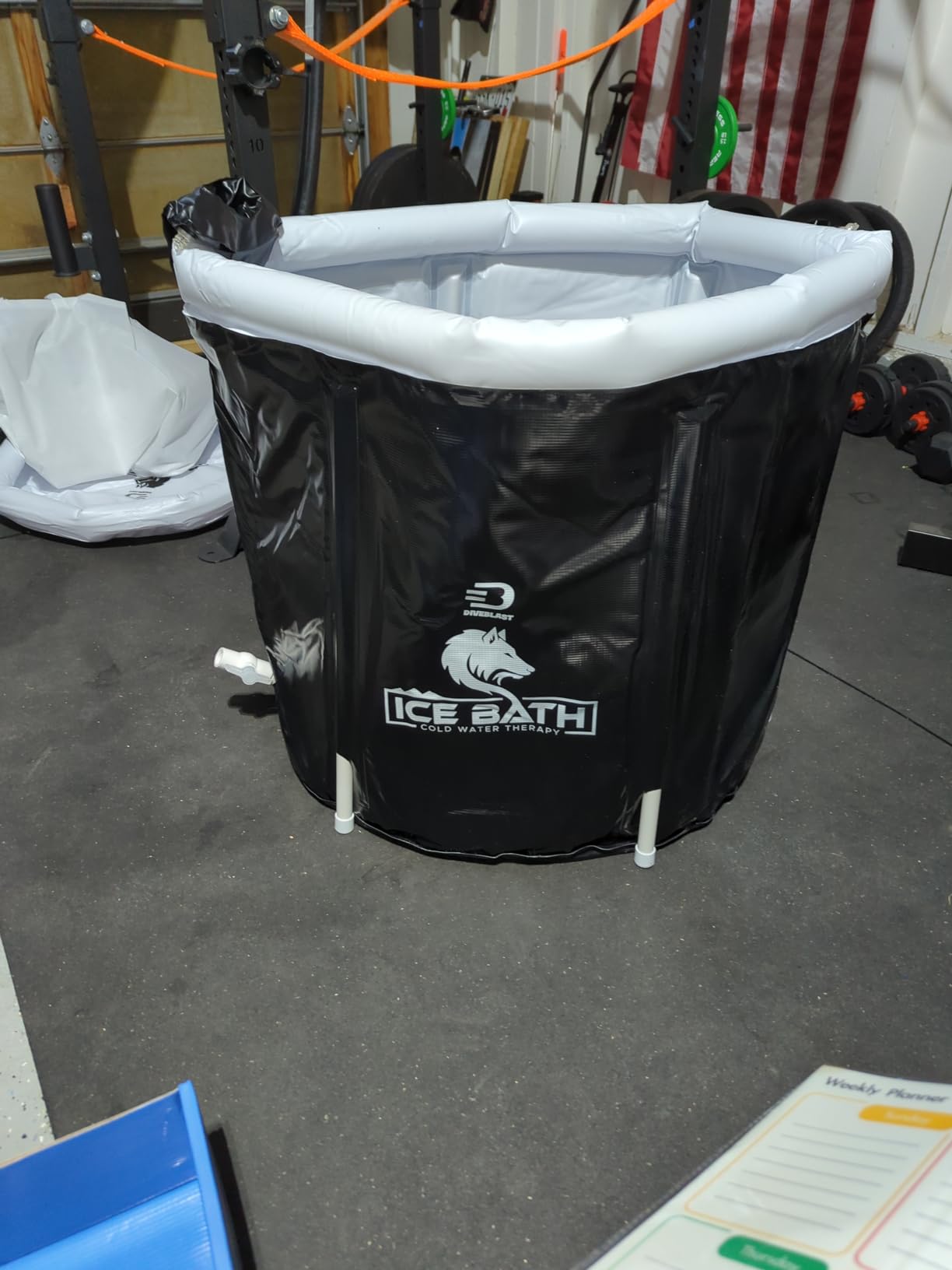 Cold Plunge Tub With Water Chiller, Pump and Filter - Low Consumption 2/3 HP Cold Plunge Chiller - Cools Water Down to 39°F - Customer Photo 2