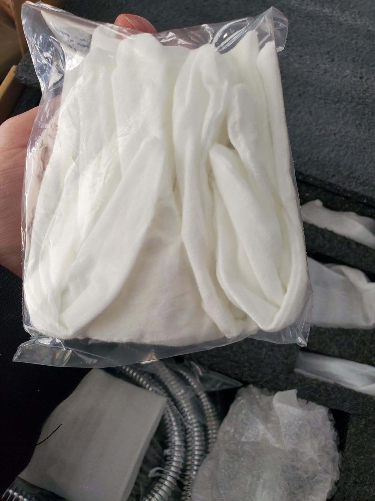 2 Handle Shower Faucet Matte Black, 2 in 1 Shower Fixtures Trim Kit with Rough-in Valve Wall Mounted - Customer Photo 2