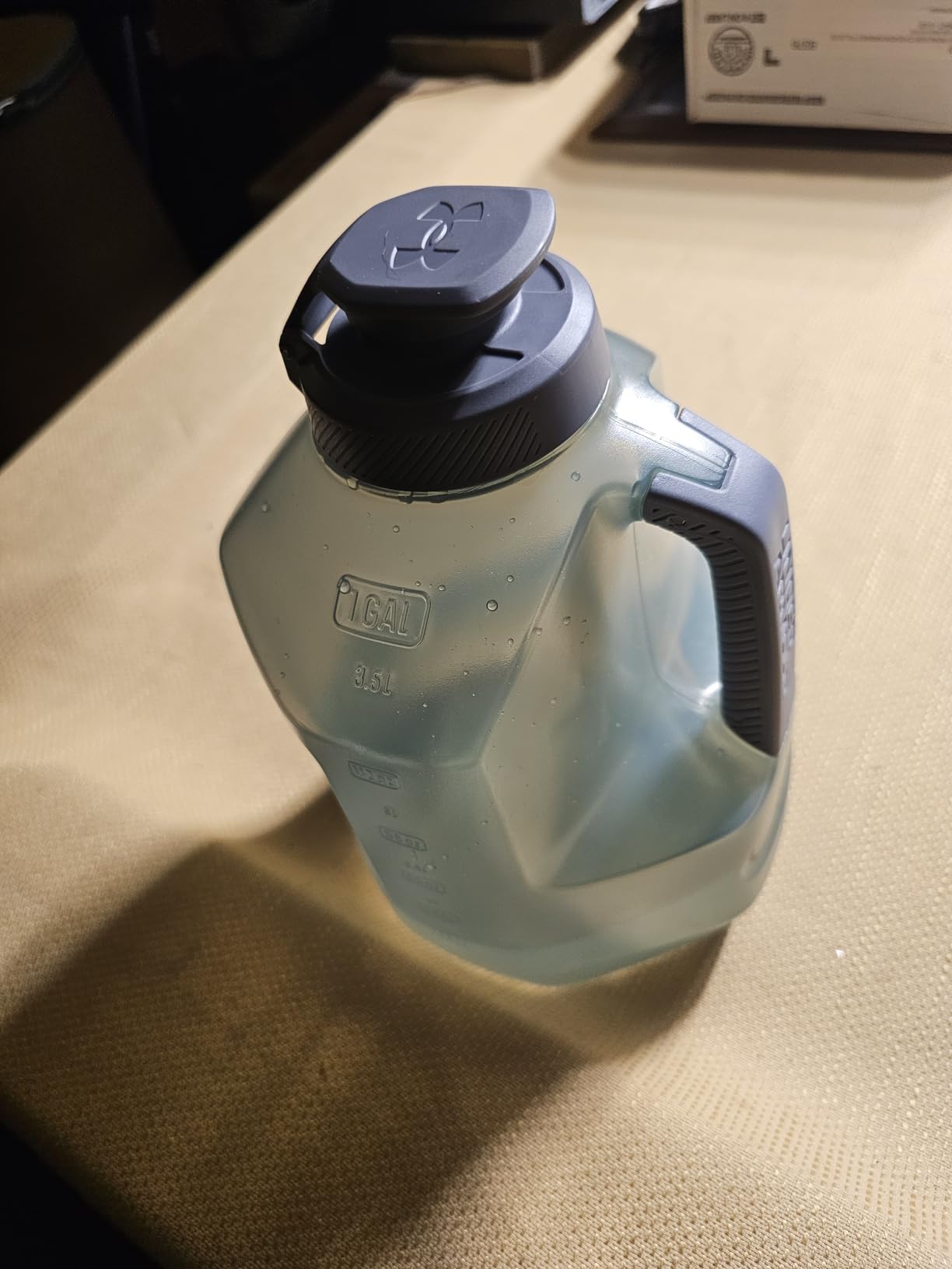 Under Armour 1 Gallon Water Bottle, Large Sports Jug, Durable, Gym Water Bottles for Men and Women, Football, Basketball - Customer Photo 1