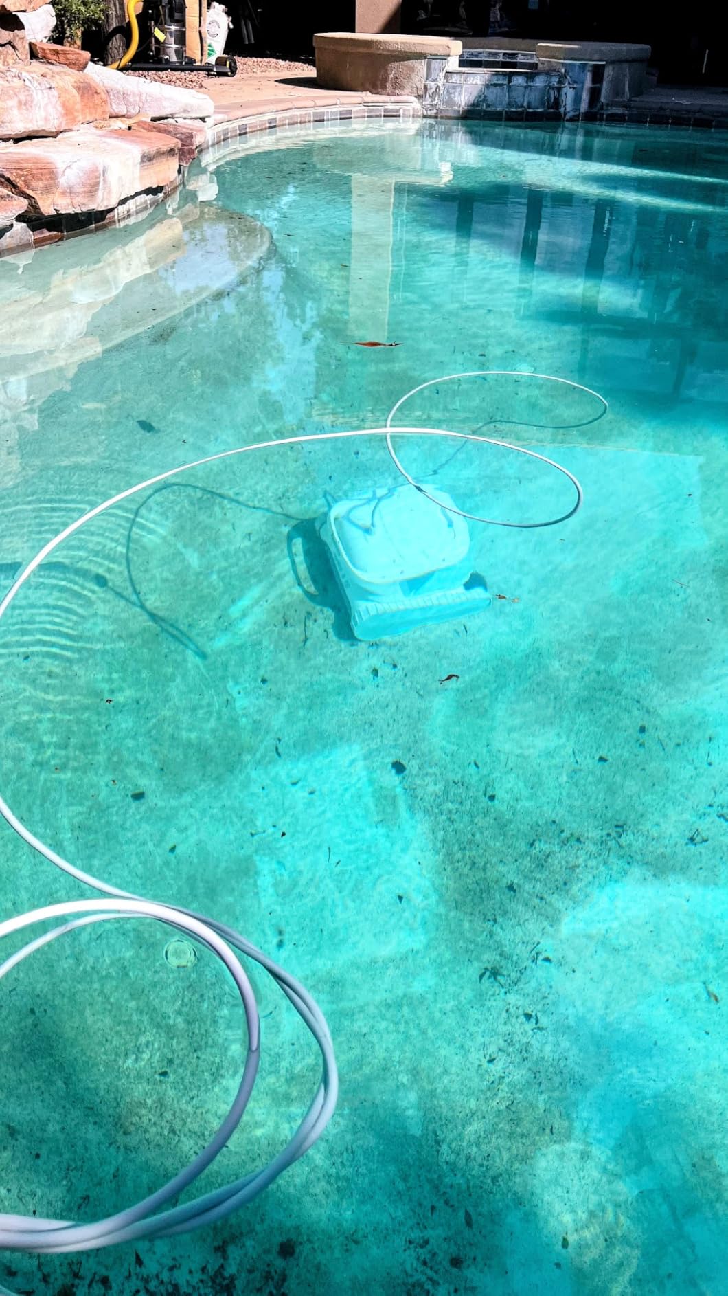 Chasing Hydro 4 SE Pool Vacuum for Inground Pools | Robot Cleaner for Floor, Wall & Waterline | Always Cleaning, Never Charging | 40ft Cord | 4.1L Filter Basket for Inground & Above Ground Pools - Customer Photo 2