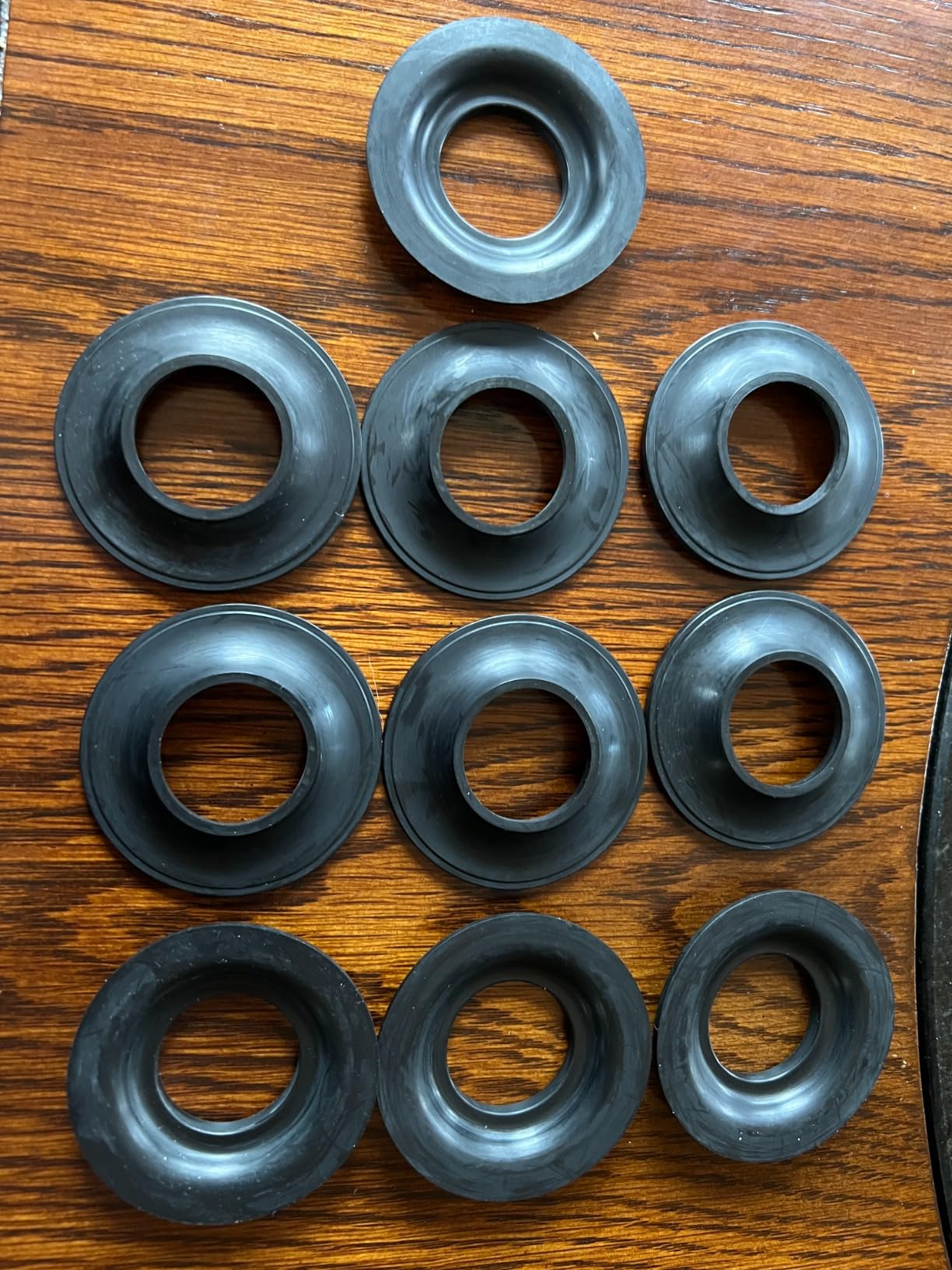 Dreyoo 5 Pack Tub Stopper Gasket for Tub Drain Assemblies, Replaces Stopper Bathtub Drain Gasket, for Tip Toe Style Bathtub Stoppers (2-1/16 in. x 1 in. x 1/4 in), Easy Installation - Customer Photo 2