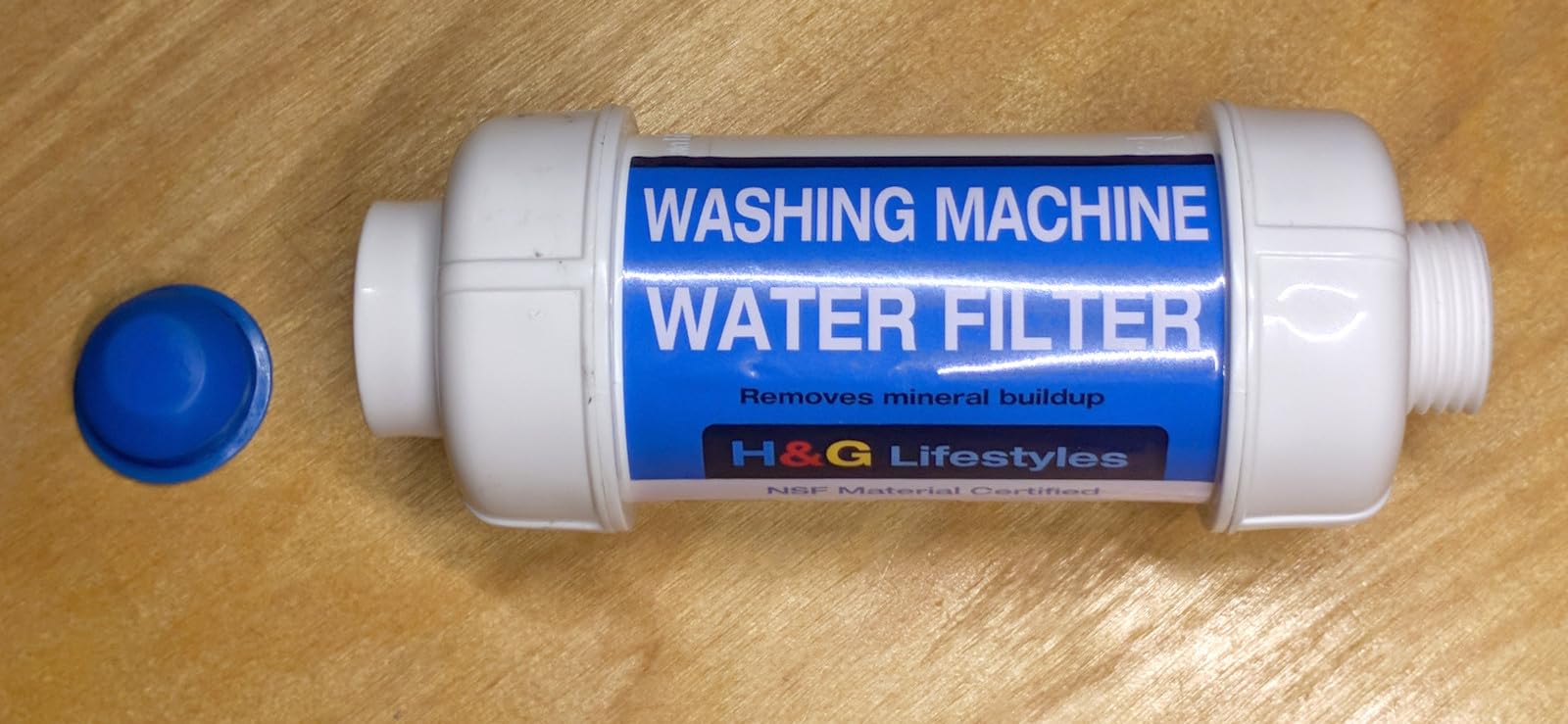 H&G Lifestyles Inline Water Filter for Washing Machine, Anti-Scale Garden Hose Filter,Reduce Water Hardness,with 3/4