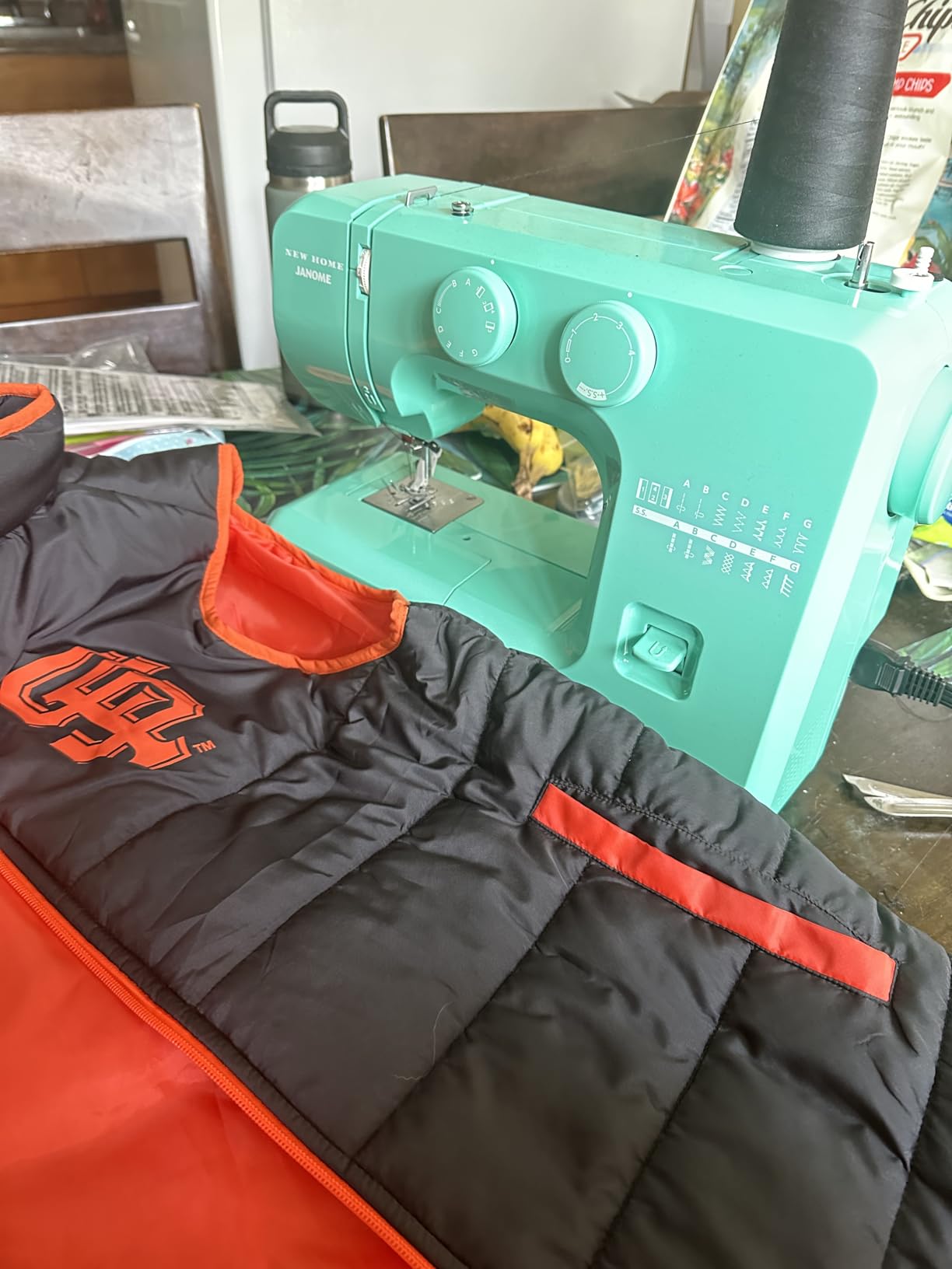 Janome Cat Fancy Easy-to-Use Sewing Machine with Interior Metal Frame, Bobbin Diagram, Tutorial Videos, Made with Beginners in Mind!, Multi-Color - Customer Photo 1