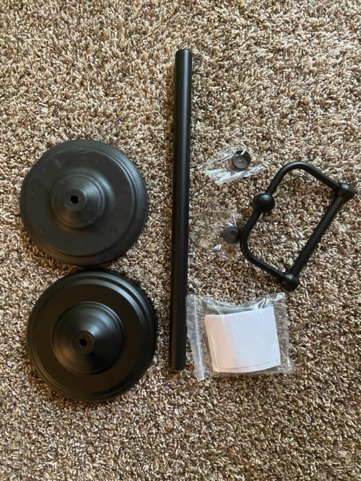 Toilet Paper Holder Stand,Free Standing Toilet Paper Holder,Modern Post Pivoting Toilet Paper Stand with Stable Weighted Base,SUS304 Stainless Steel Tissue Roll Holder Stand for Bathroom,Brushed Gold - Customer Photo 4