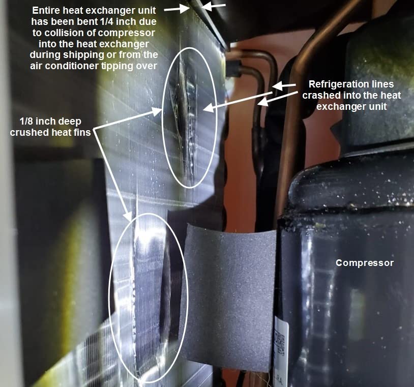 Honeywell 13,500 BTU Slim Portable AC with Fan, Dehumidifier, Remote Control – Cools Up to 660 Sq. Ft., HX4CESAWG0 (10,000 BTU SACC) - Customer Photo 1