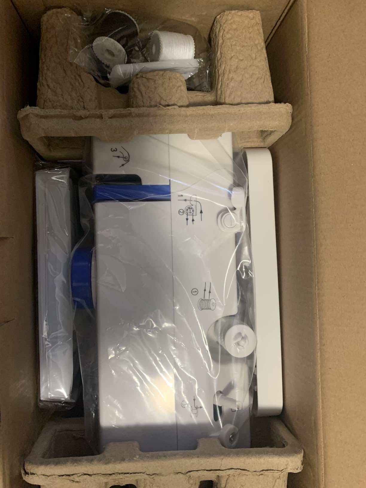 StitchMaster Pro Sewing Machine - Twin/Double Needle Compatible, 14 Stitches, Easy for Beginners & Home Users - Customer Photo 1