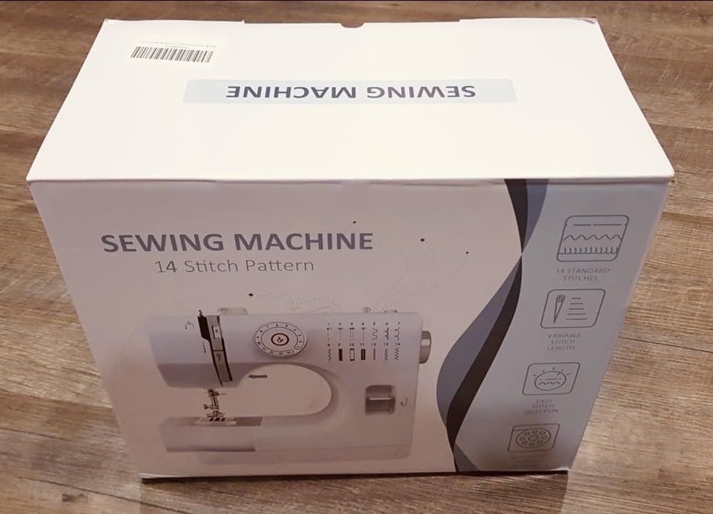 StitchMaster Pro Sewing Machine - Twin/Double Needle Compatible, 14 Stitches, Easy for Beginners & Home Users - Customer Photo 1