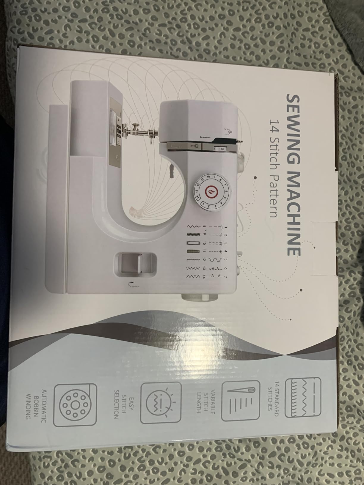 StitchMaster Pro Sewing Machine - Twin/Double Needle Compatible, 14 Stitches, Easy for Beginners & Home Users - Customer Photo 2