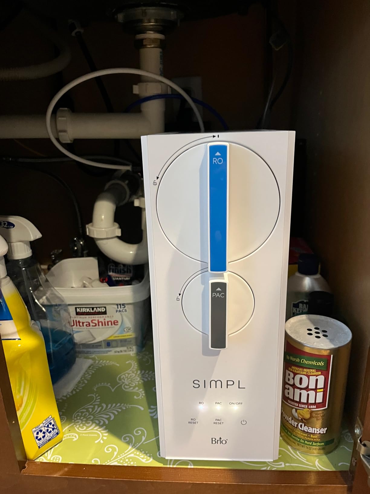 Brio SIMPL Reverse Osmosis Tankless Water Filter System for Clean Drinking Water | 4-Stage Undersink 0.0001 Micron RO Filtration | Reduces PFAS, Dirt, Rust, Chlorine, VOCs & Heavy Metals | 400 GPD - Customer Photo 1