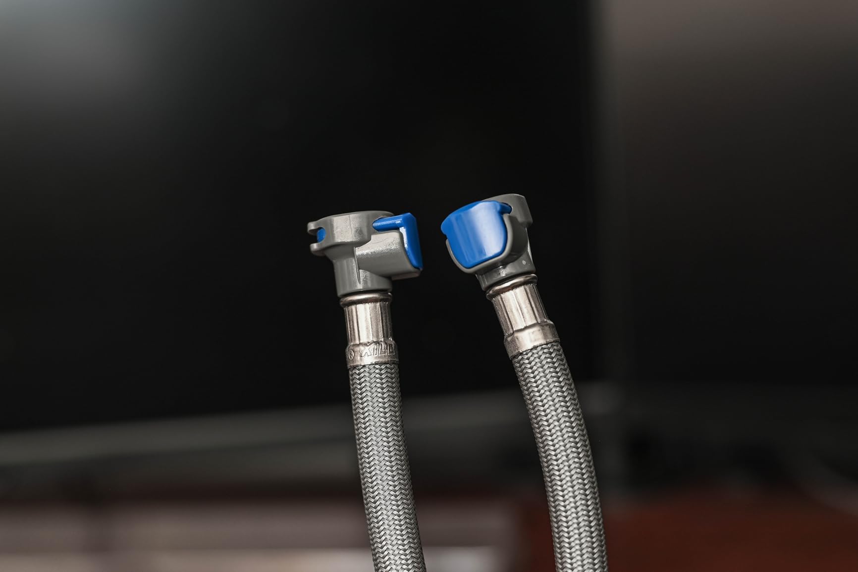 Quick Connect Faucet Hose Replacement, 16 Inch Hot & Cold Water Supply Lines for Widespread Faucet, Bathroom 3 Holes Faucet Water Mixer Line with Fast Lock Customer Review Quick Connect Faucet Hose Replacement, 16 Inch Hot & Cold Water Supply Lines for Widespread Faucet, Bathroom 3 Holes Faucet Water Mixer Line with Fast Lock - Customer Photo 2