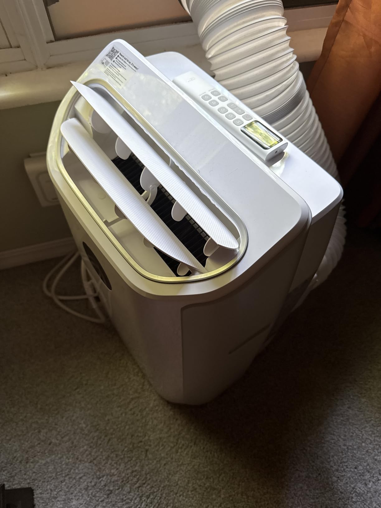 Dreo Portable Air Conditioners, 12000 BTU ASHRAE (8000 BTU DOE) Smart AC Unit for Room with Drainage-free Cooling, APP/Voice/Remote, Fan & Dehumidifier, Quiet Standing AC for Bedroom, AC515S New Customer Review Dreo Portable Air Conditioners, 12000 BTU ASHRAE (8000 BTU DOE) Smart AC Unit for Room with Drainage-free Cooling, APP/Voice/Remote, Fan & Dehumidifier, Quiet Standing AC for Bedroom, AC515S New - Customer Photo 4