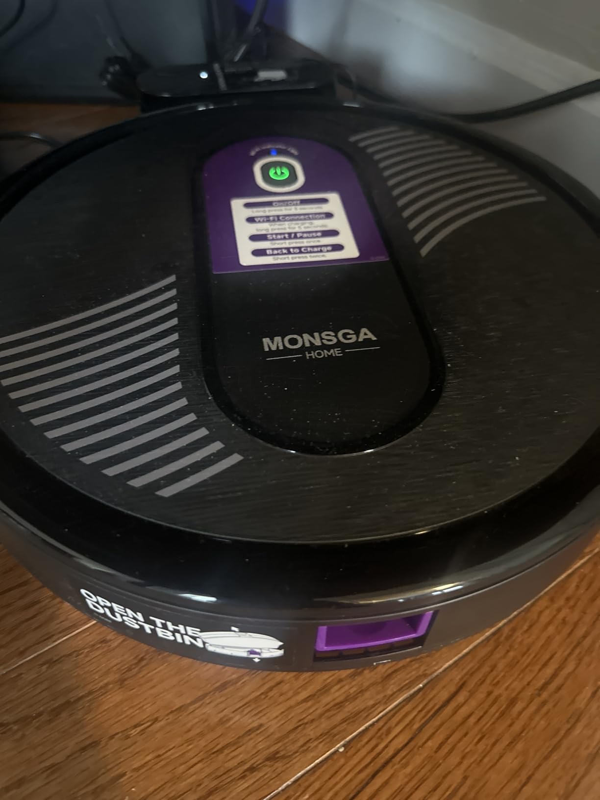 MONSGA Robot Vacuum Cleaner, 3000Pa Powerful Suction Robotic Vacuum, 3.2