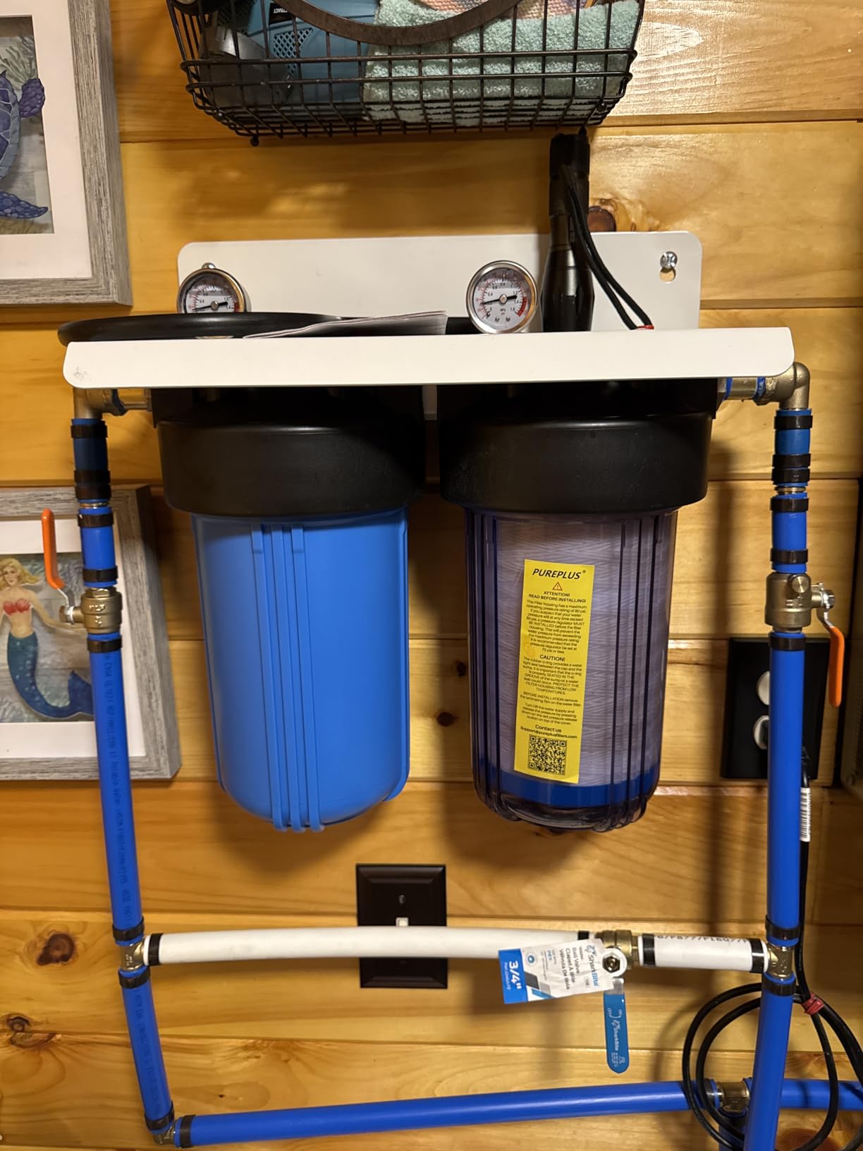 PUREPLUS 2-Stage Whole House Water Filtration System – 10