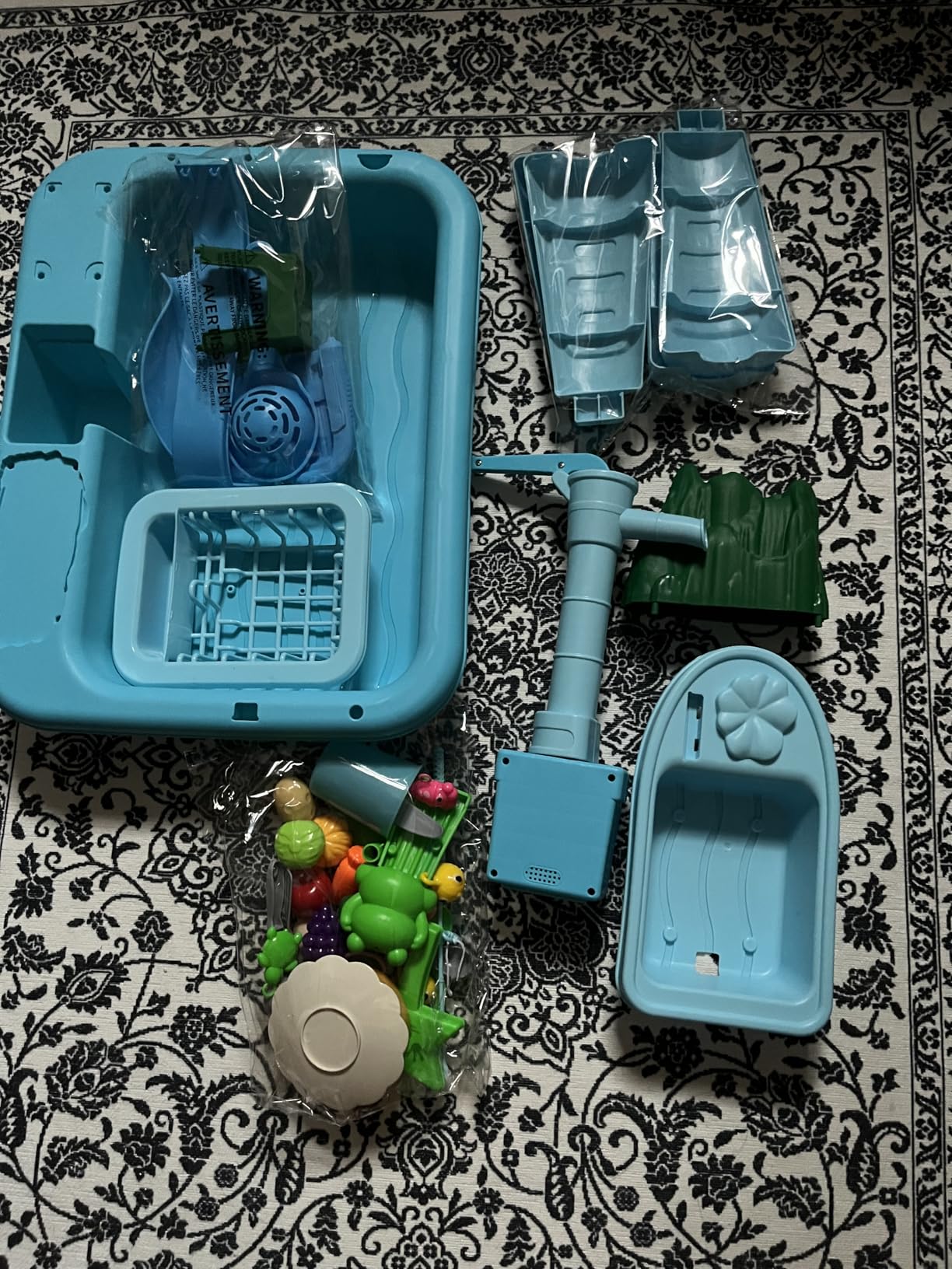 Water Table for Toddlers 1-3- Kids Play Sink with Pump and Running Water, Water Table for Kids Ages 4-8 with Fishing Games, Summer Outside Sensory Gift Toys for Boys and Girls 2 3 4 5 6 7 8 - Customer Photo 1