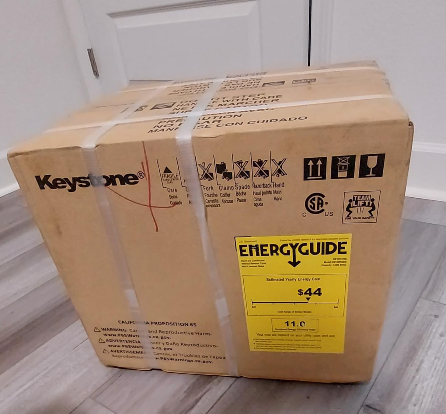 Keystone 5,000 BTU Window Air Conditioner and Dehumidifier, Window AC Units for Apartment, Living Room, Bathroom, and Small Rooms up to 150 Sq. Ft., Quiet Window Air Conditioners with Remote Control - Customer Photo 1