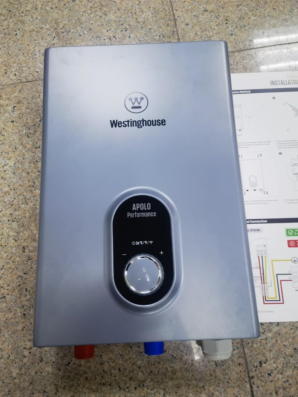 Westinghouse 27kW 240V Electric Tankless Water Heater, Instant Hot Water Heater, On Demand Hot Water, Smart WiFi Control, Compatible with Alexa & Google Home, (APOLO-27kw) - Customer Photo 1