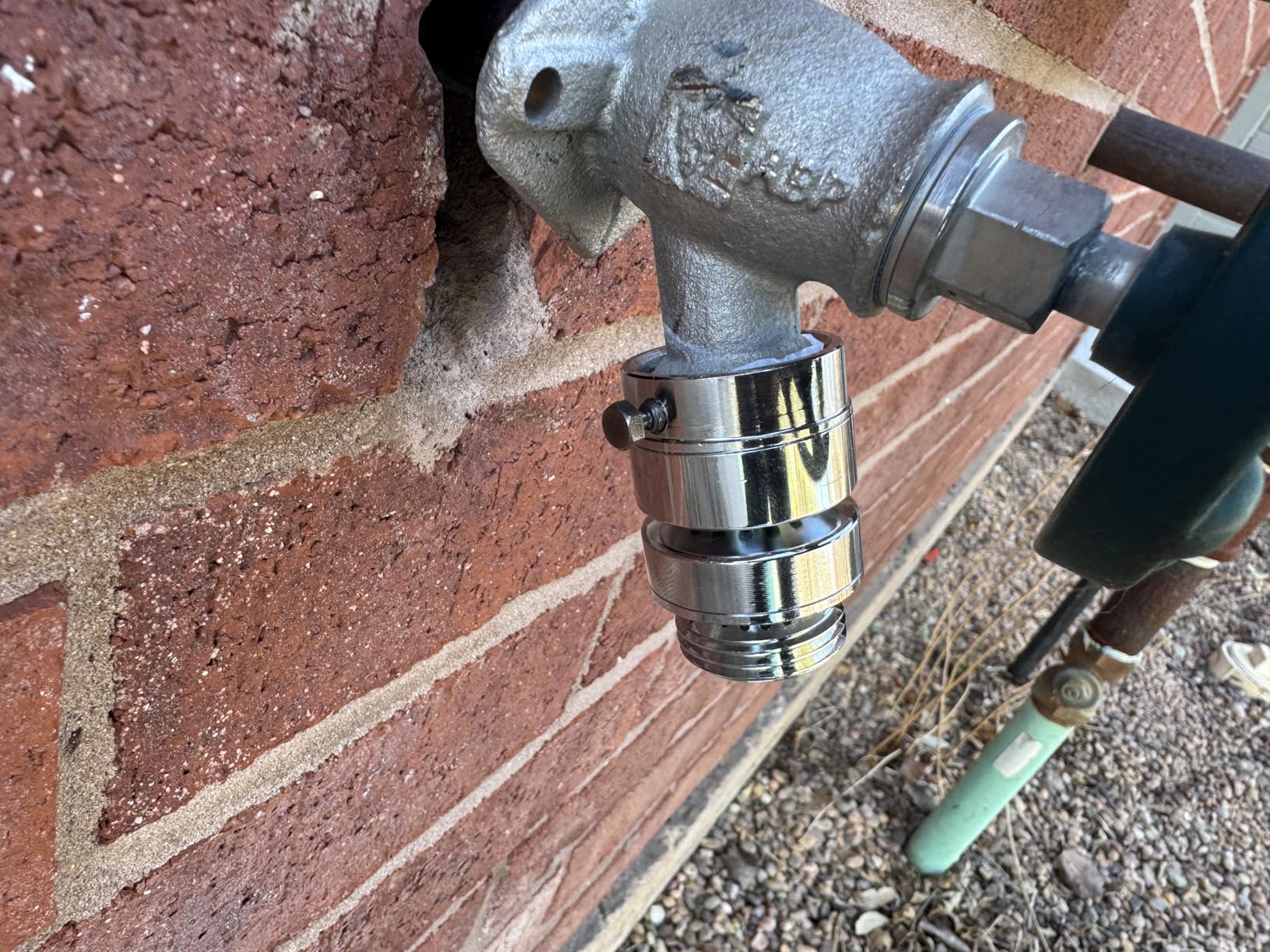 Boltigen Lead-Free Brass Self-Draining Vacuum Breaker 3/4'' GHT Female x 3/4'' GHT Male Hose Bib Anti Siphon Valve - Customer Photo 1