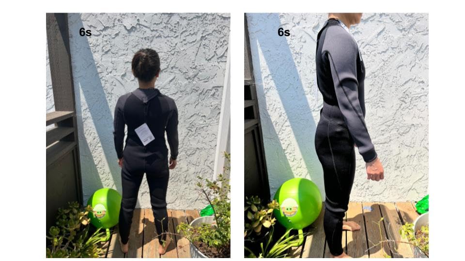 Wetsuit Women 3/2mm Neoprene – Plus Size & Tall, Full Body Thermal Wet Suit in Cold Water - Customer Photo 2