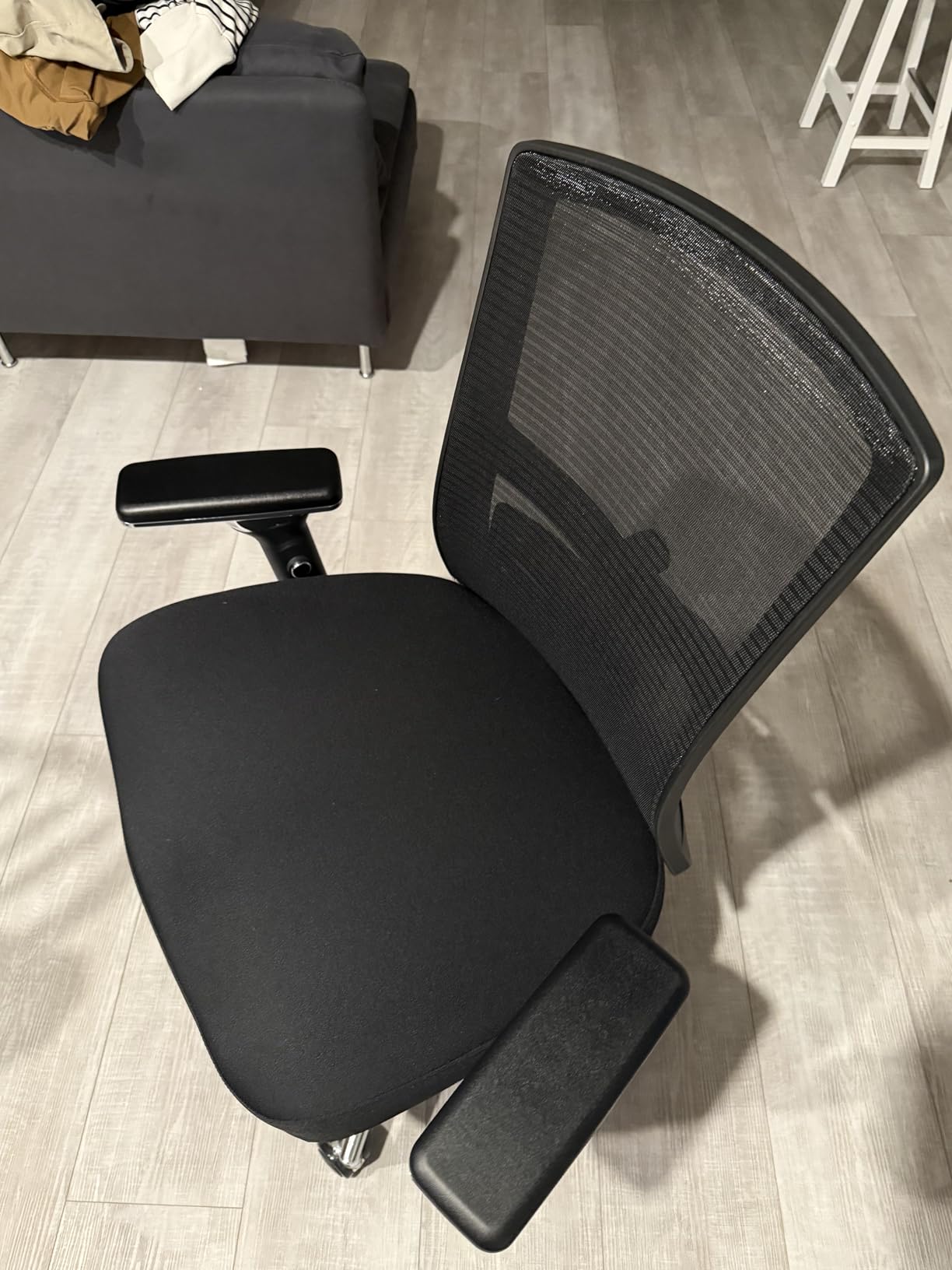 600lbs Big and Tall Office Chair,Oversized Ergonomic Breathable Mesh Desk Chair with W-Shape Thicken Seat Cushion,Computer Chair with Upgraded 4D Armrest,Lumbar Support for Heavy People All Day - Customer Photo 2