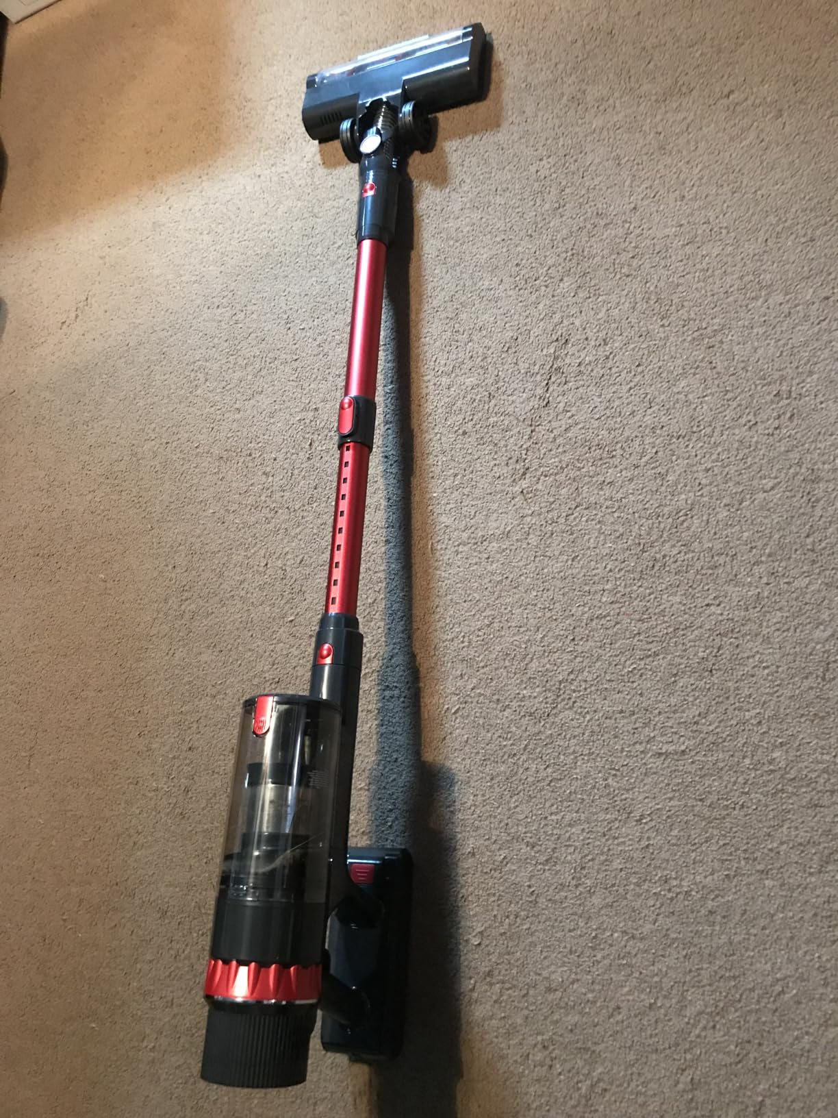 Cordless Vacuum Cleaner, 530W/45Kpa/70Mins Vacuum Cleaners for Home,Self-Standing Stick Vacuum with Smart Touch Screen,Rechargeable Lightweight Vacuum for Pet Hair,Carpets, Hard Floors - Customer Photo 1
