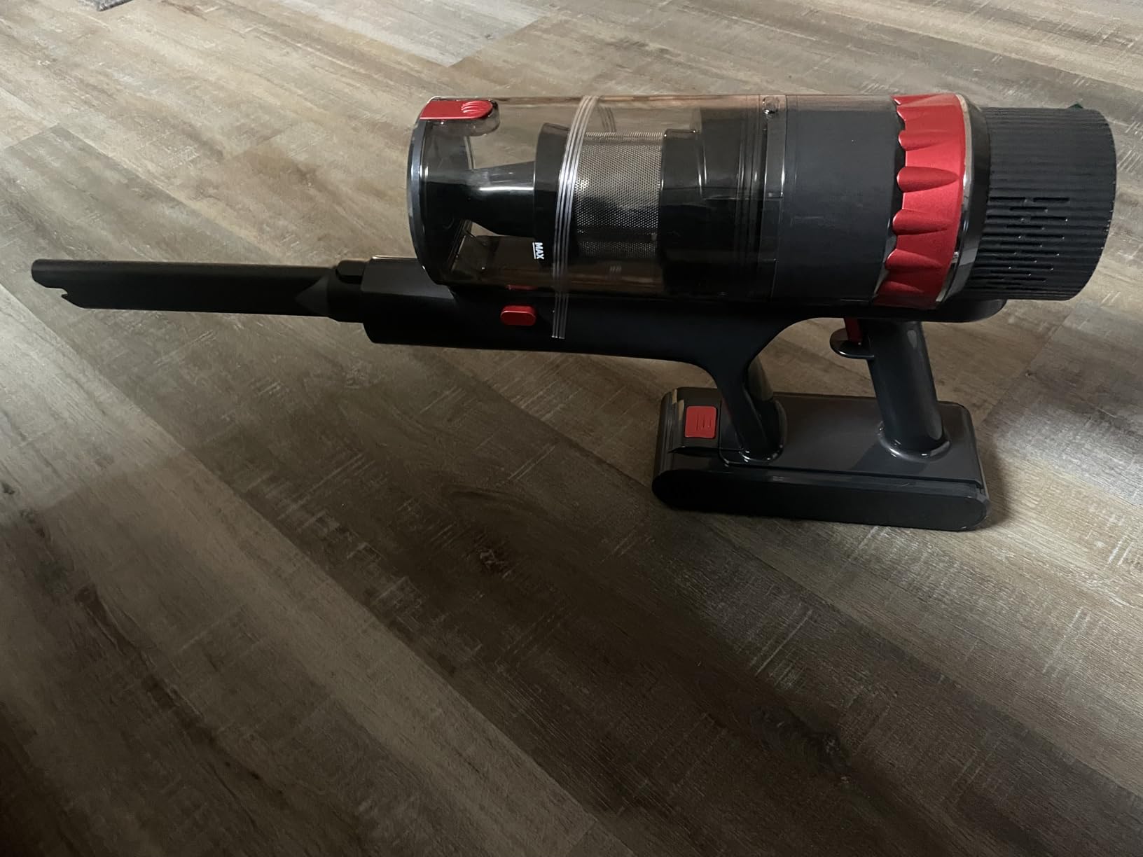 Cordless Vacuum Cleaner, 530W/45Kpa/70Mins Vacuum Cleaners for Home,Self-Standing Stick Vacuum with Smart Touch Screen,Rechargeable Lightweight Vacuum for Pet Hair,Carpets, Hard Floors - Customer Photo 2