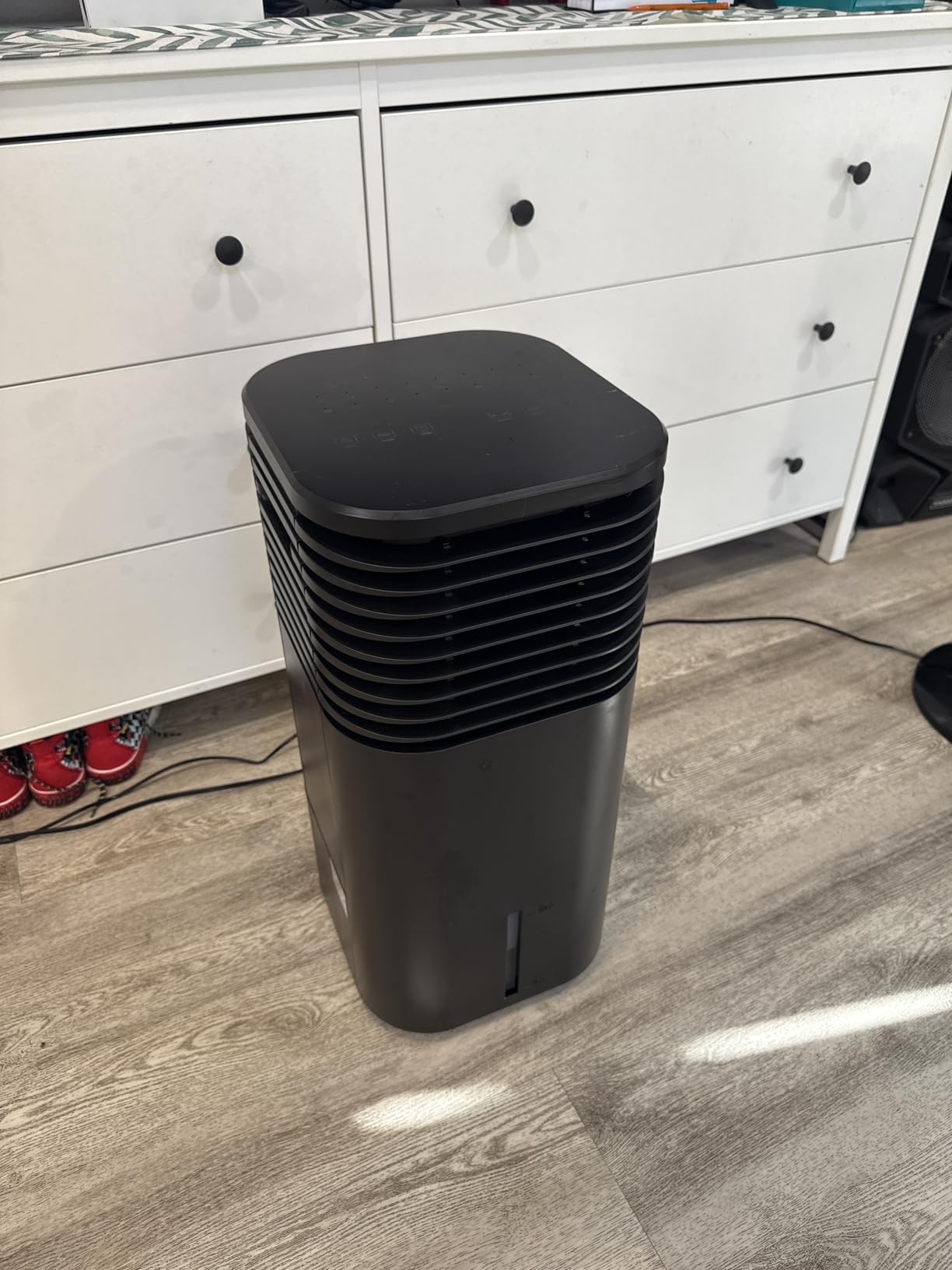 FANCOLE Windowless Portable Air Conditioners with 4 Ice Packs, 12H Smart Timer for Auto-off, 26Ft Remote, Top Fill Dual Tank, 3Speeds Evaporative Air Cooler, 70°Auto Swing Swamp Cooler Air Conditioner - Customer Photo 2