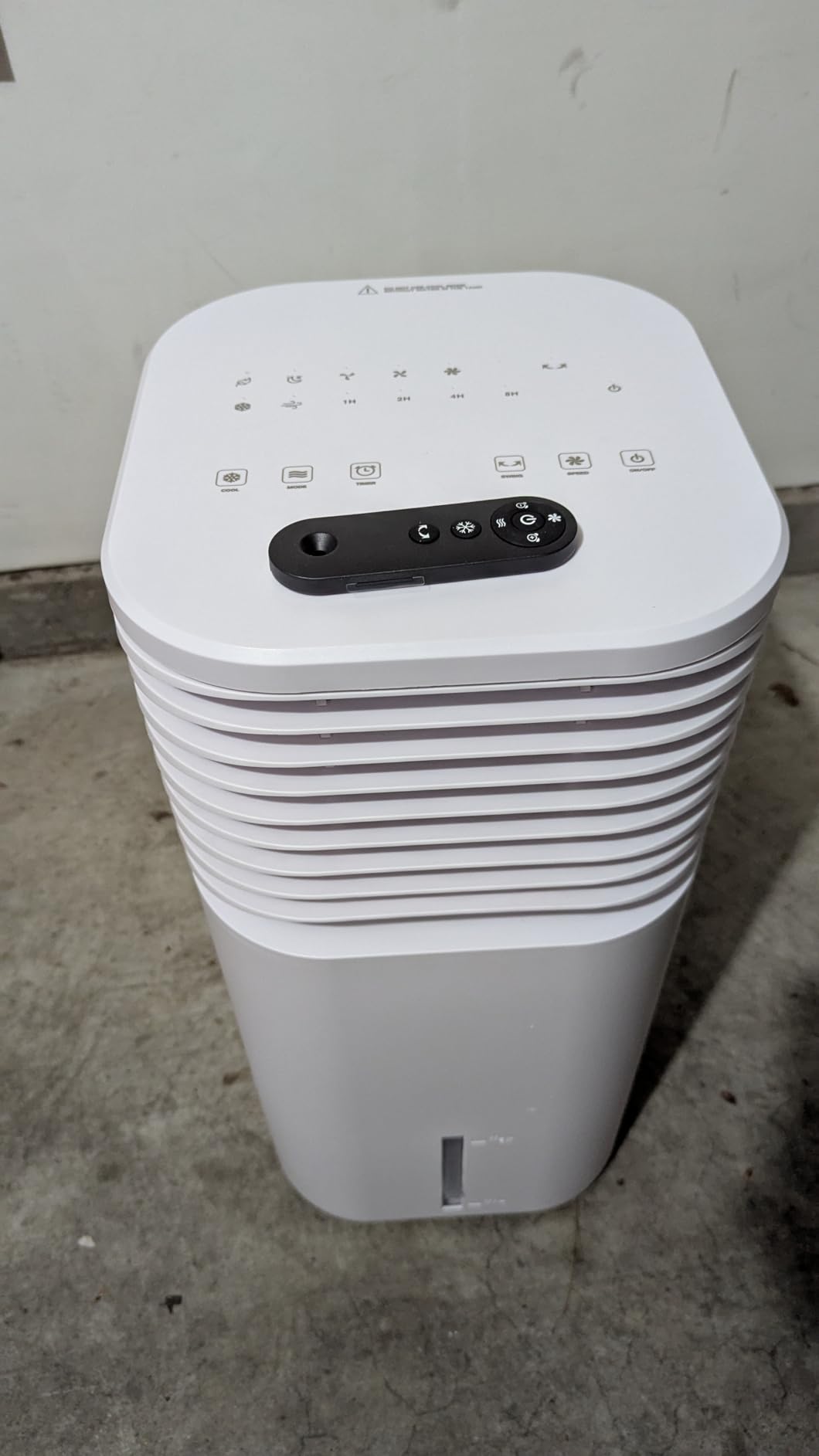 FANCOLE Windowless Air Conditioner, 2100CFM Evaporative Air Cooler with 3 Ice Packs, 700 Sq.ft Swamp Cooler Air Conditioner No Windows Needed w/3Mode & 3Speed, 7H Timer & Remote for Room Garage Patio - Customer Photo 2