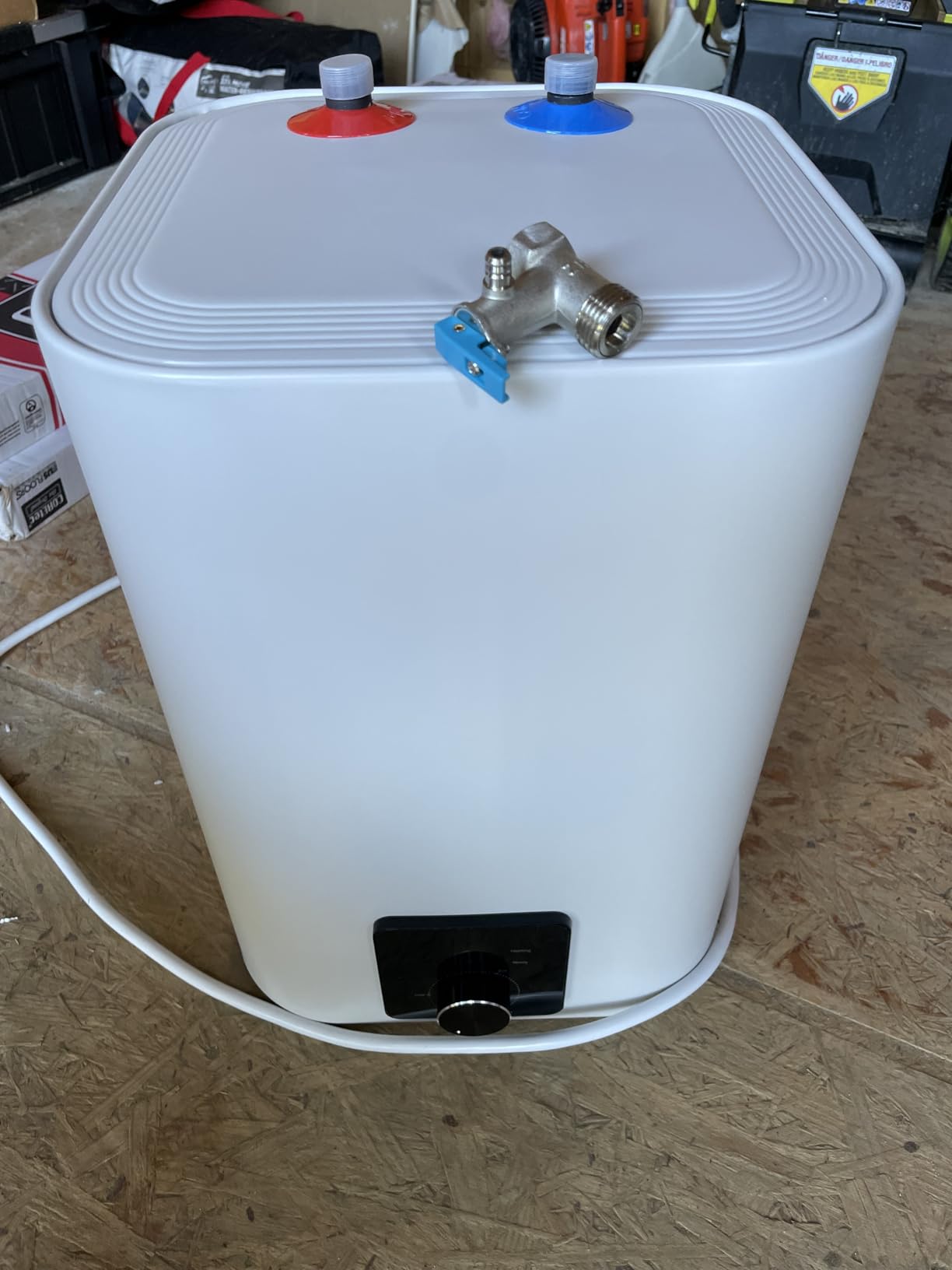 1.8 Gallon Electric Mini Tank Water Heater, 110V 1500W Point of Use On Demand Under Sink Instant Hot Water Heater for Home Kichen Bathroom - Customer Photo 1