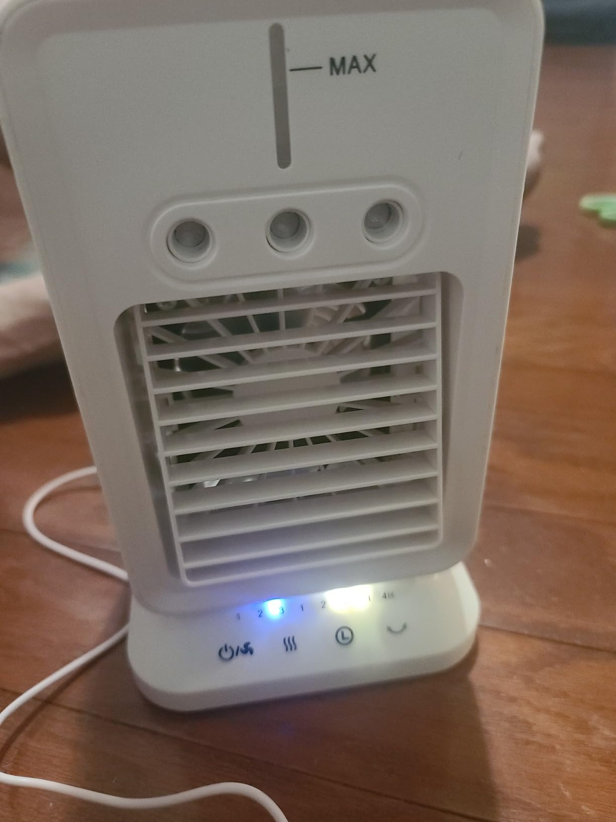 Windowless Air Conditioner w/ 4 Modes & 3 Speeds, Waterless Alert, 2.4-Gal Tank for 20H Cooling, 12H Timer, 20FT Remote, 70° Auto Swing Evaporative Air Cooler, Portable AC Unit for Bedroom Customer Review Windowless Air Conditioner w/ 4 Modes & 3 Speeds, Waterless Alert, 2.4-Gal Tank for 20H Cooling, 12H Timer, 20FT Remote, 70° Auto Swing Evaporative Air Cooler, Portable AC Unit for Bedroom - Customer Photo 2