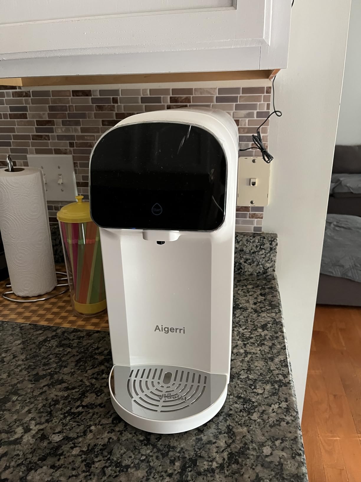 UV Reverse Osmosis Water Filter Countertop, 5-Stage RO Water Filtration System, 5:1 Pure to Drain, No Installation Required, Portable Water Purifier for Home Kitchen - Customer Photo 1