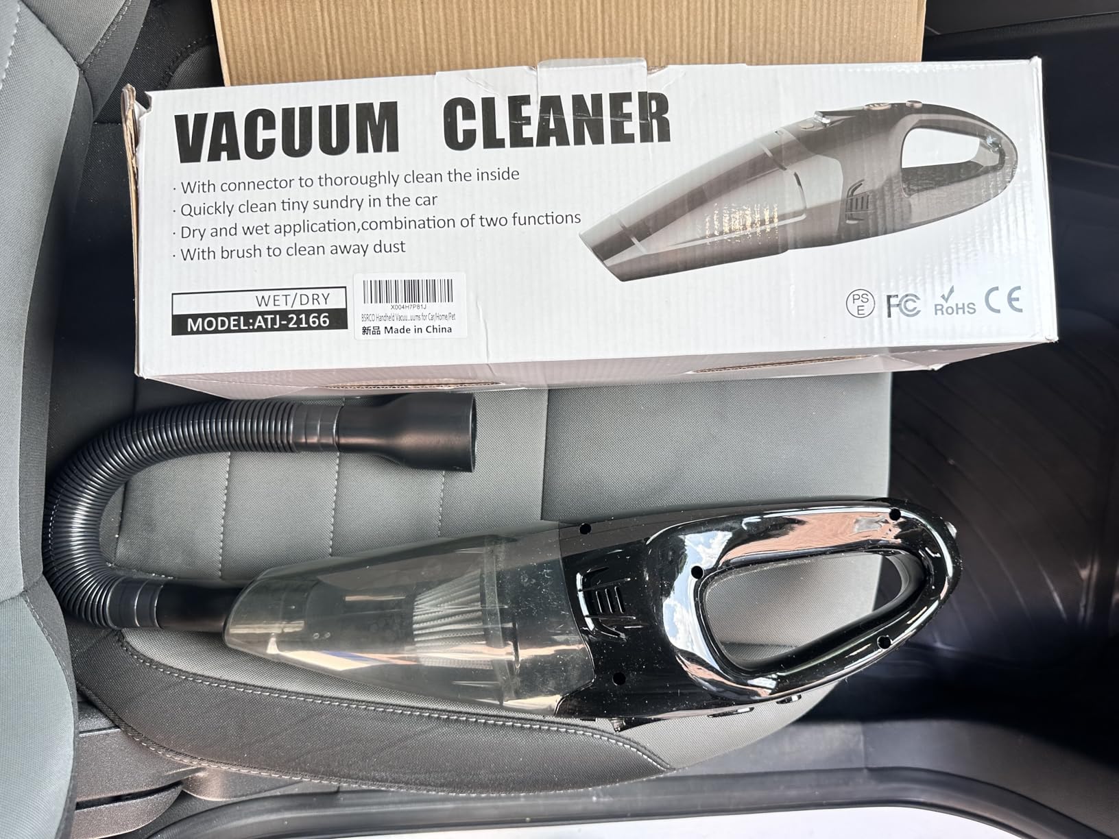 Handheld Vacuum Cordless Rechargeable, Car Vacuum Portable, Mini Vac for Pet Hair, Hand Vacuum Cleaner Car Seats, Home, Quick Cleanup, Strong Suction, Lightweight - Customer Photo 1