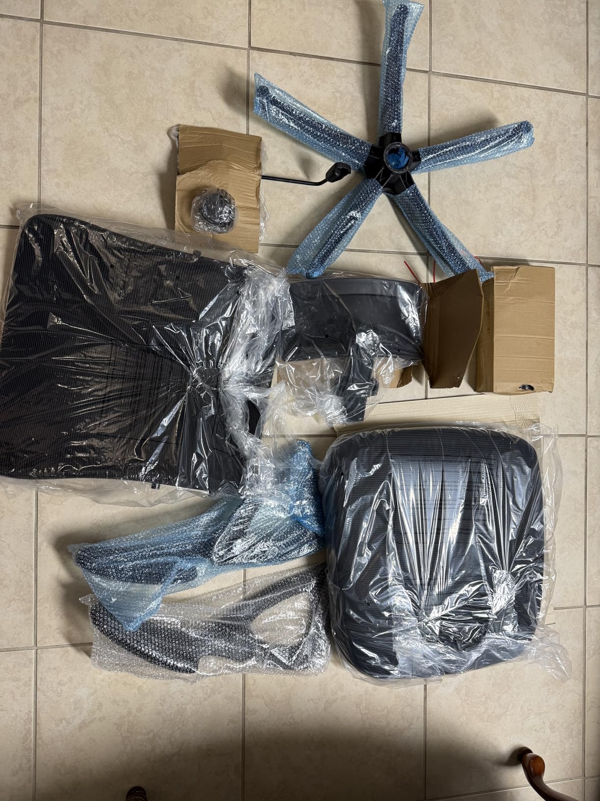 Office Chair,Ergonomic Desk Chair with Adjustable Lumbar Support,400 Lbs Mesh Computer Chair High Back with Headrest for Home Office (Black) Customer Review Office Chair,Ergonomic Desk Chair with Adjustable Lumbar Support,400 Lbs Mesh Computer Chair High Back with Headrest for Home Office (Black) - Customer Photo 1