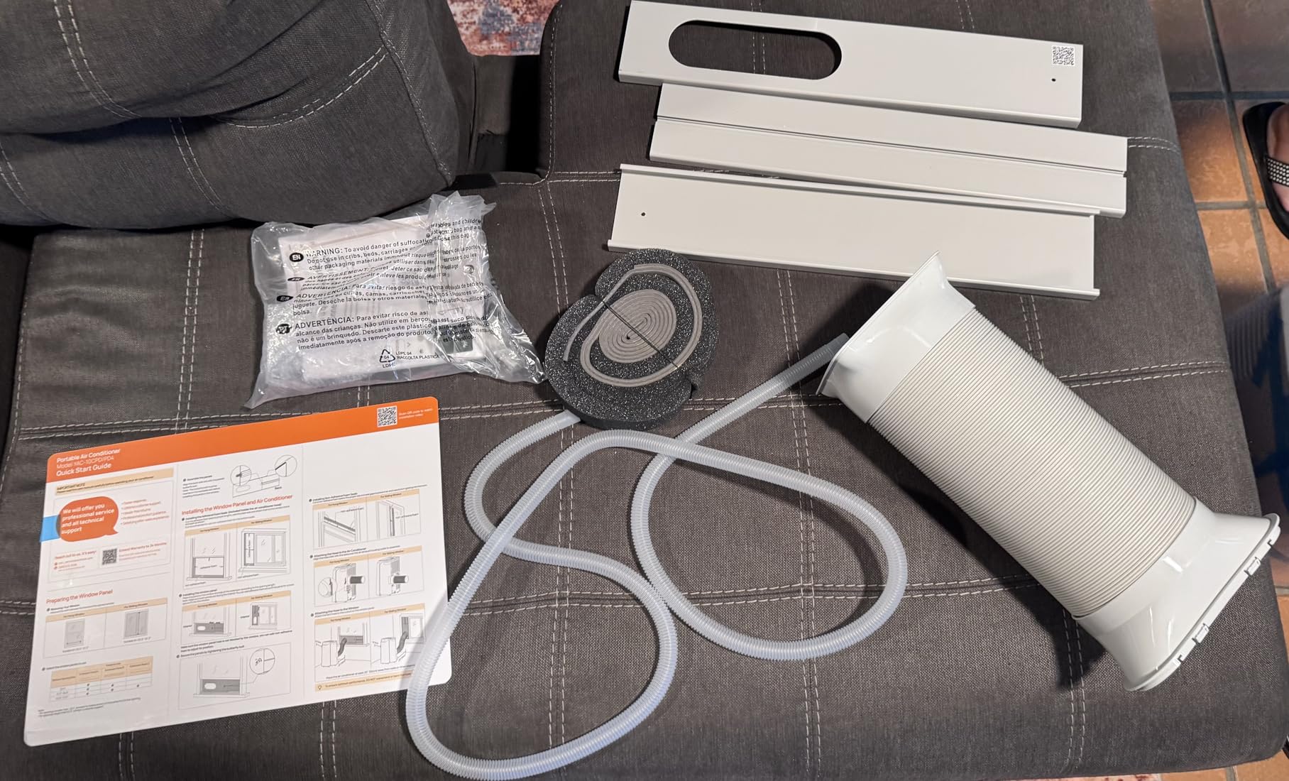 14000 BTU Portable Air Conditioners, Remote Control, 3 in 1 Free Stand Smart Cooling Portable AC Unit with Dehumidifier, Fan, Cools Room up to 700 sq.ft, 24H Timer, Windows Sealing Kit Customer Review 14000 BTU Portable Air Conditioners, Remote Control, 3 in 1 Free Stand Smart Cooling Portable AC Unit with Dehumidifier, Fan, Cools Room up to 700 sq.ft, 24H Timer, Windows Sealing Kit - Customer Photo 2