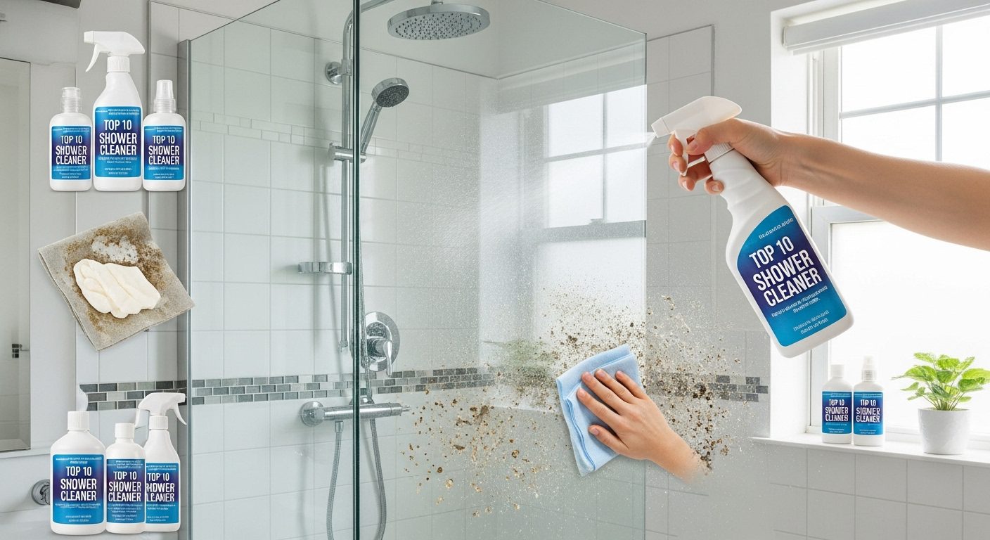 Shower Cleaner For Removing Grime And Dirt Buildup