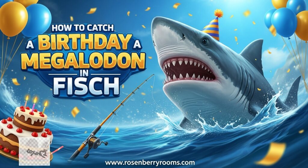 Catch Birthday Megalodon in FISCH