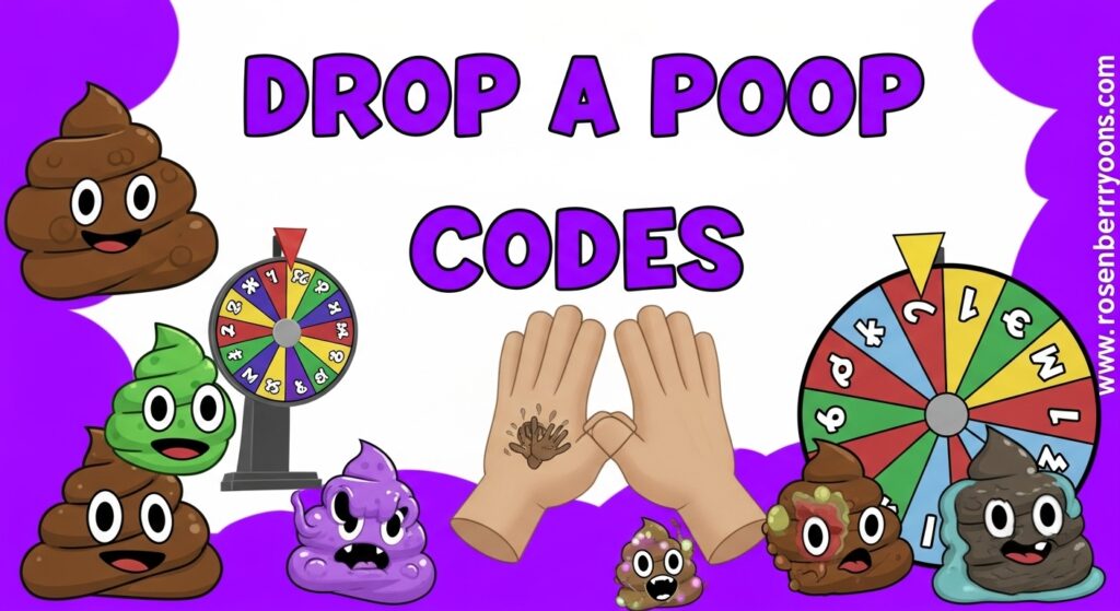The current image has no alternative text. The file name is: Drop-a-Poop-Codes.jpg