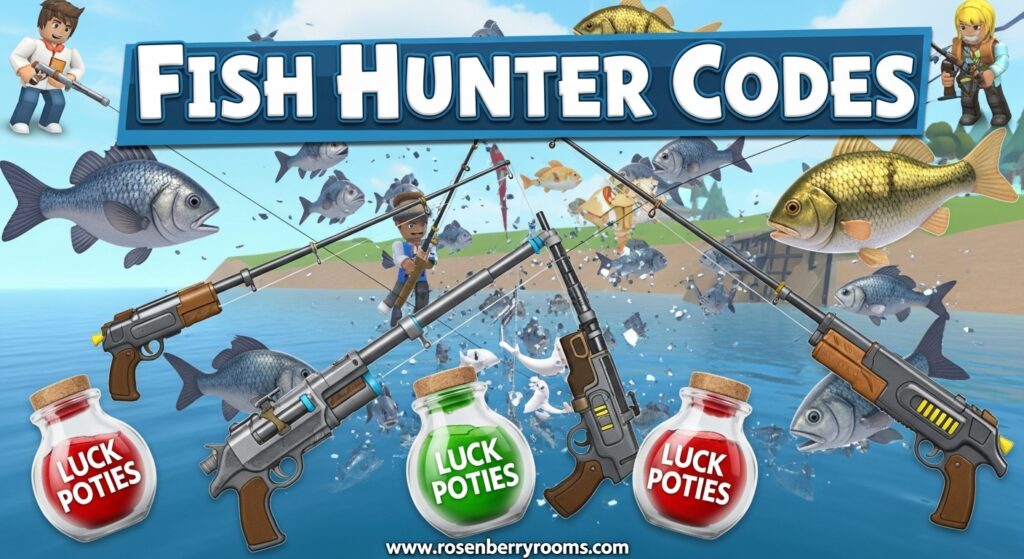 The current image has no alternative text. The file name is: Fish-Hunter-Codes.jpg