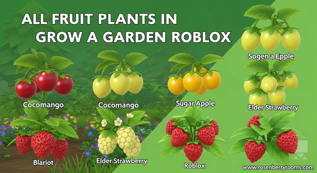 Fruit Plants in Grow a Garden 