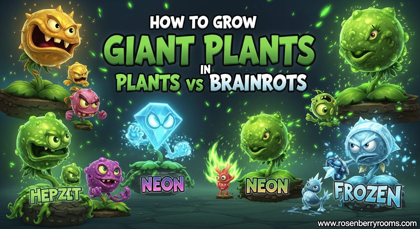 Giant Plants in Plants vs Brainrots