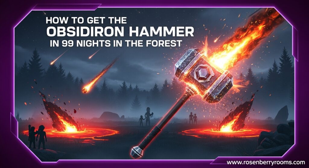 How To Get Obsidiron Hammer in 99 Nights