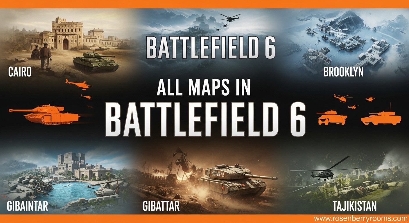 Maps in Battlefield 6