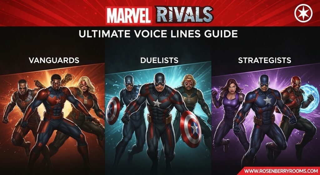 Marvel Rivals Ultimate Voice Lines