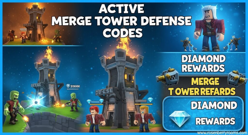 The current image has no alternative text. The file name is: Merge-Tower-Defense-Codes.jpg
