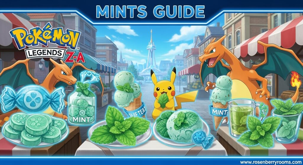 Mints in Pokémon Legends Z-A