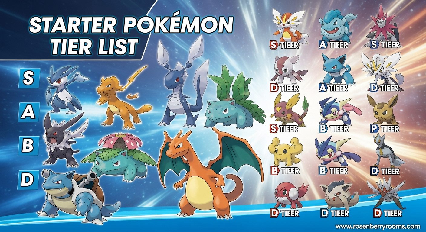 Pokemon Starter Tier List