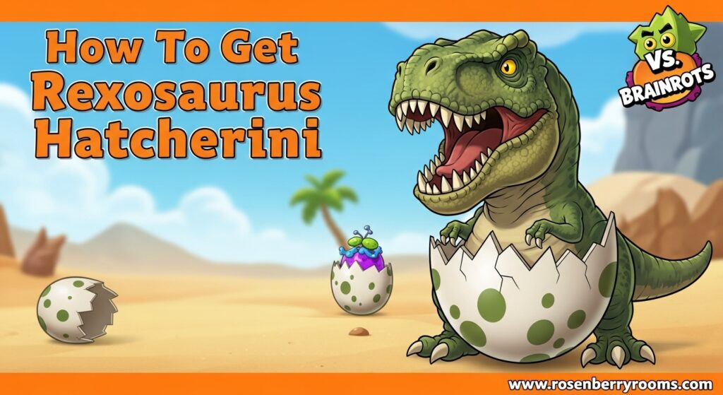 Rexosaurus Hatcherini in Plants Vs Brainrots