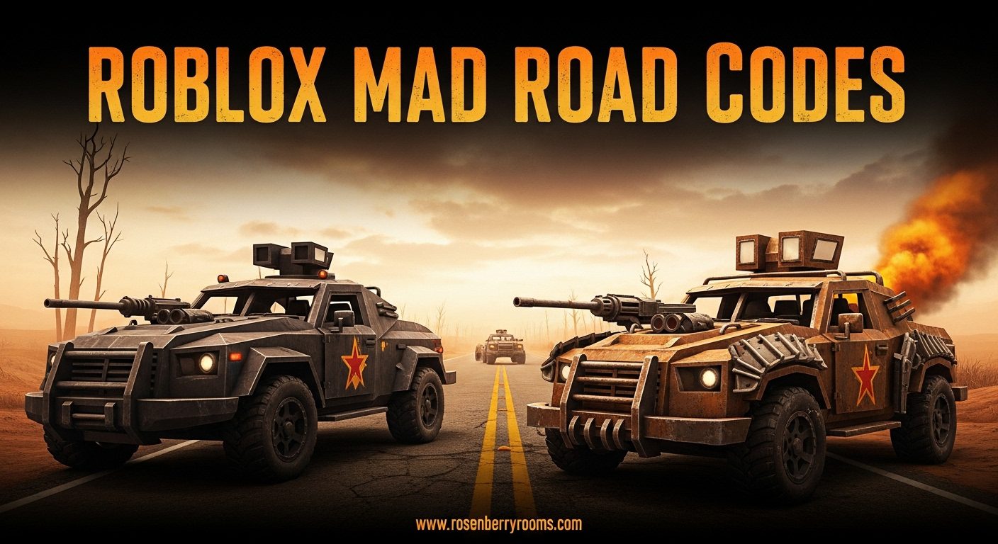 Roblox Mad Road Codes (October 2025) 18+ NEW Codes Available
