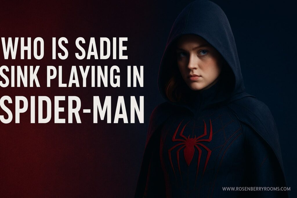 Sadie Sink Plays in Spider-Man