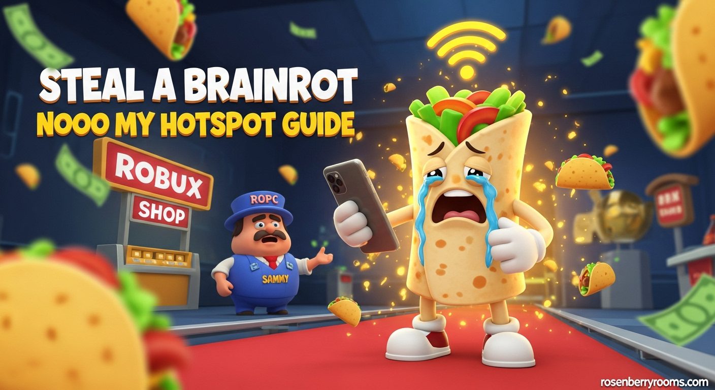 Steal a Brainrot Nooo My Hotspot