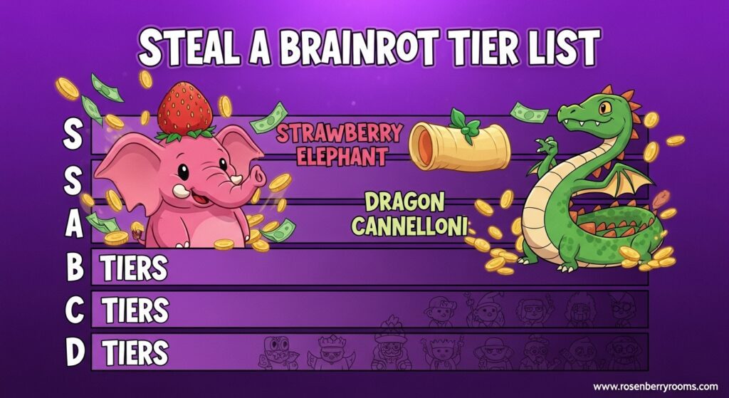 Steal a Brainrot Tier List